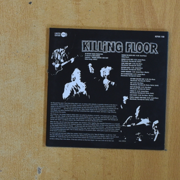 KILLING FLOOR - KILLING FLOOR - CD
