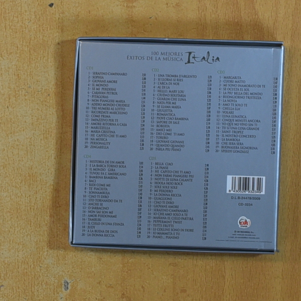 VARIOS - 100 MEJORES EXITOS DE LA MUSICA DE ITALIA - CD