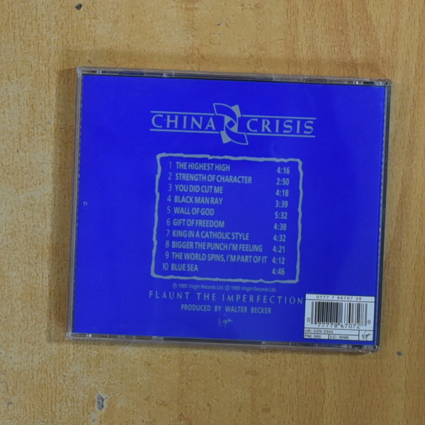 CHINA CRISIS - FLAUNT THE IMPERFECTIONS - CD