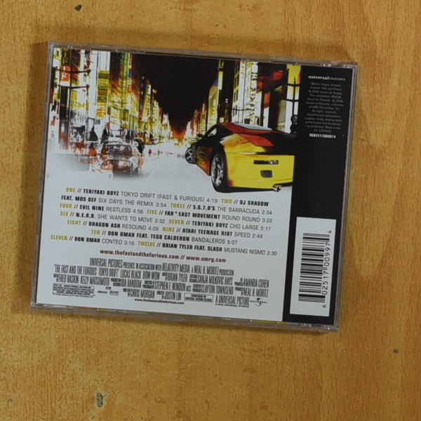VARIOS - THE FAST AND THE FURIOUS TOKYO DRIFT - CD
