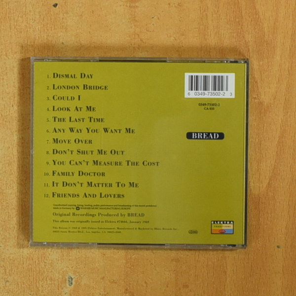 BREAD - BREAD - CD