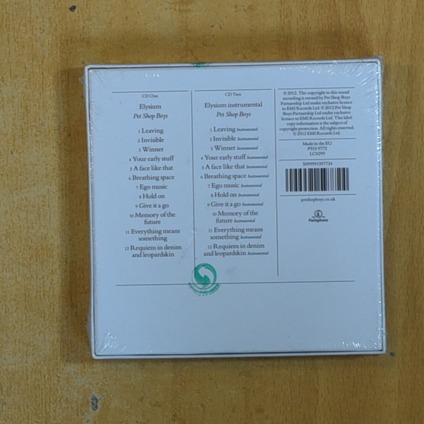 PET SHOP BOYS - ELYSIUM - CD