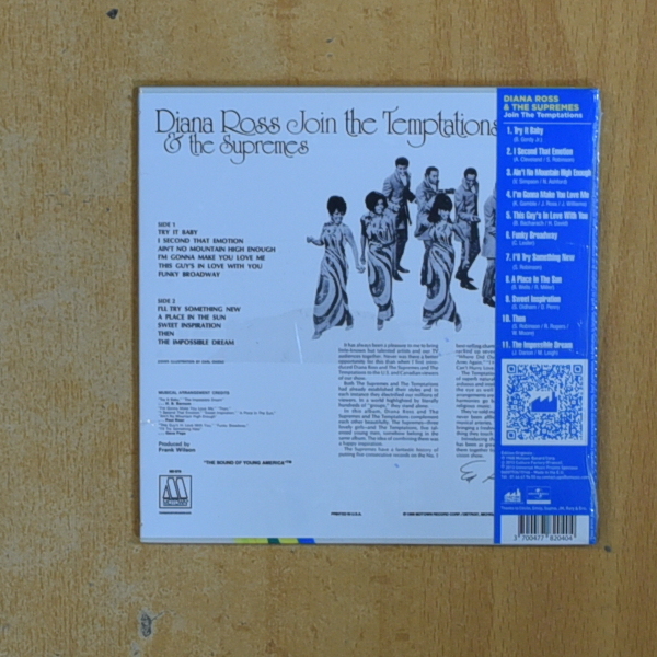 DIANA ROSS & THE SUPREMES / THE TEMPTATIONS - DIANA ROSS & THE SUPREMES JOIN THE TEMPTATIONS - CD