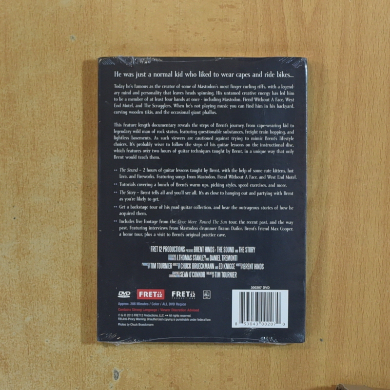 BRENT HINDS - THE SOUND AND THE STORY - DVD