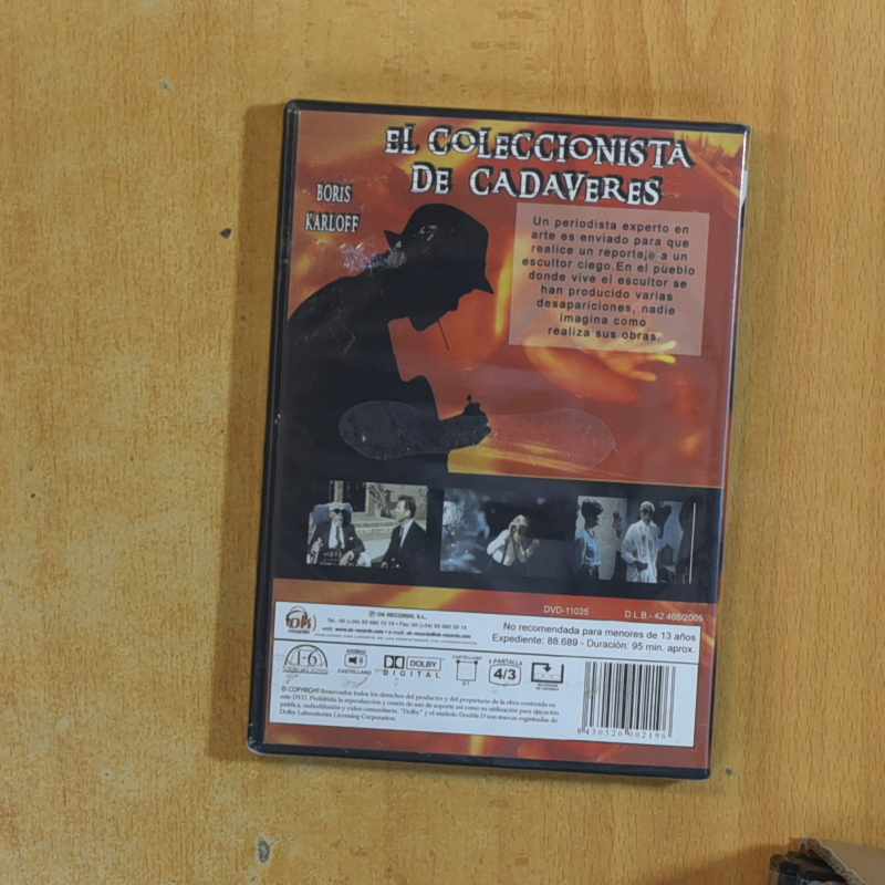 EL COLECCIONISTA DE CADAVERES - DVD