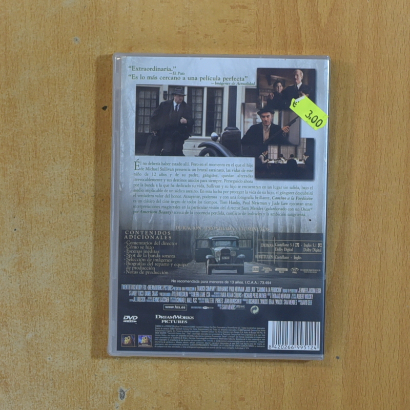 CAMINO A LA PERDICION - DVD