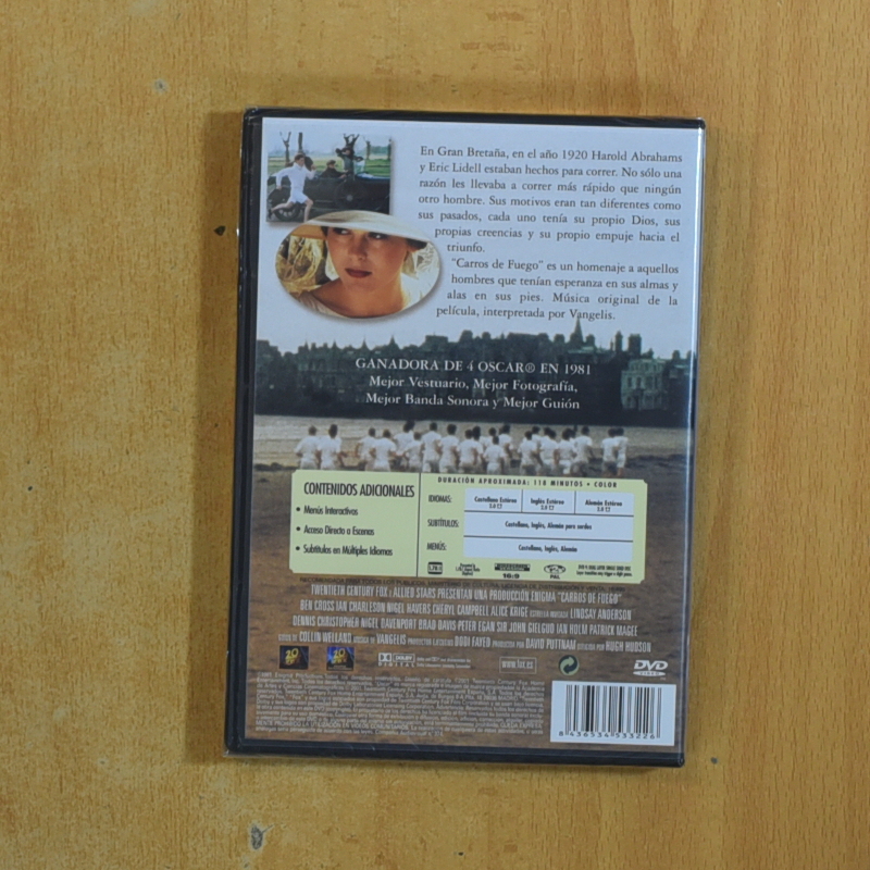 CARROS DE FUEGO - DVD