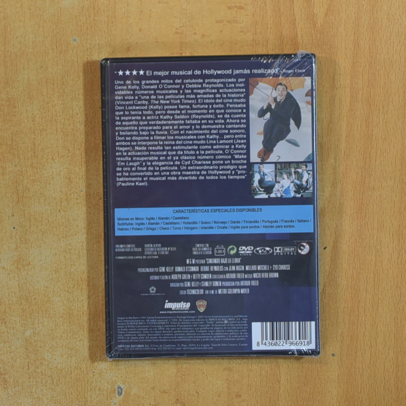 CANTANDO BAJO LA LLUVIA - DVD