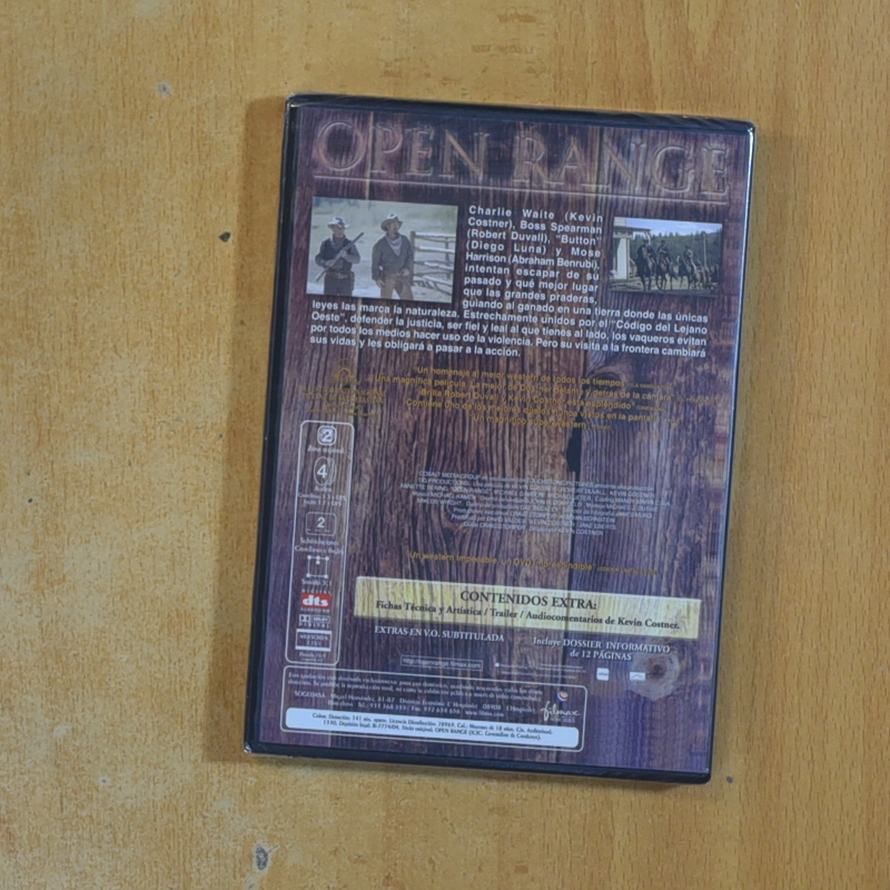 OPEN RANGE - DVD