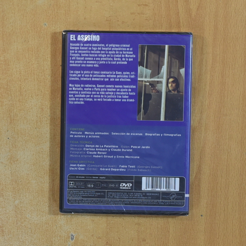 EL ASESINO - DVD