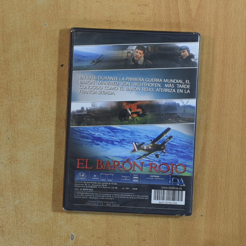EL BARON ROJO - DVD