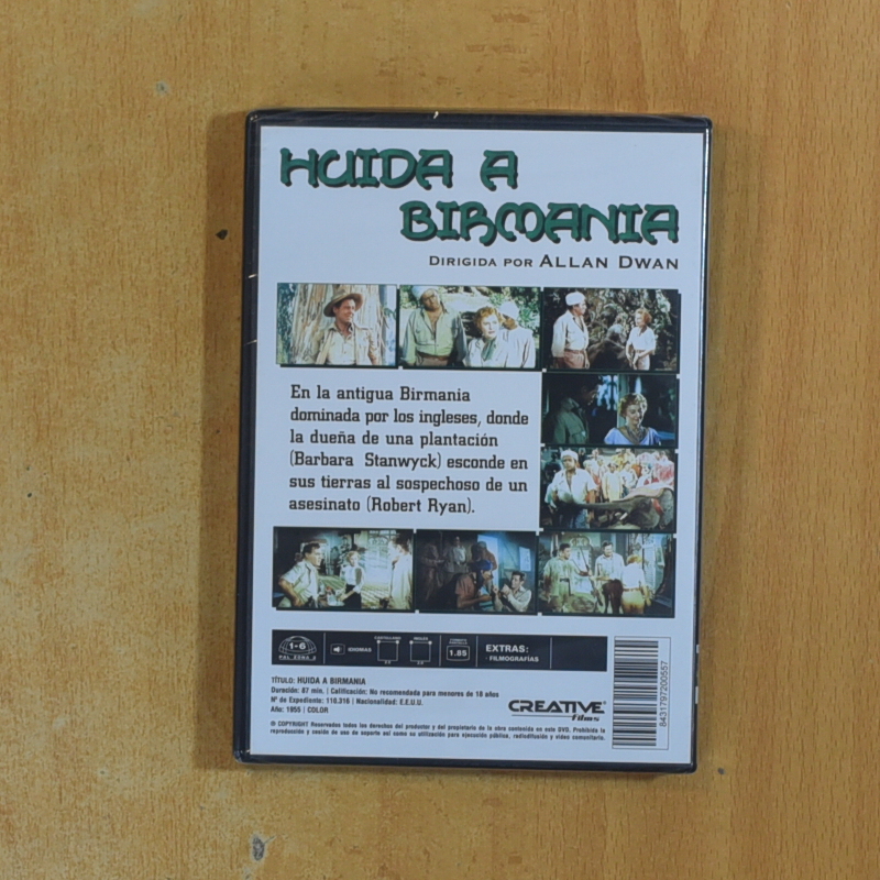 HUIDA A BIRMANIA - DVD