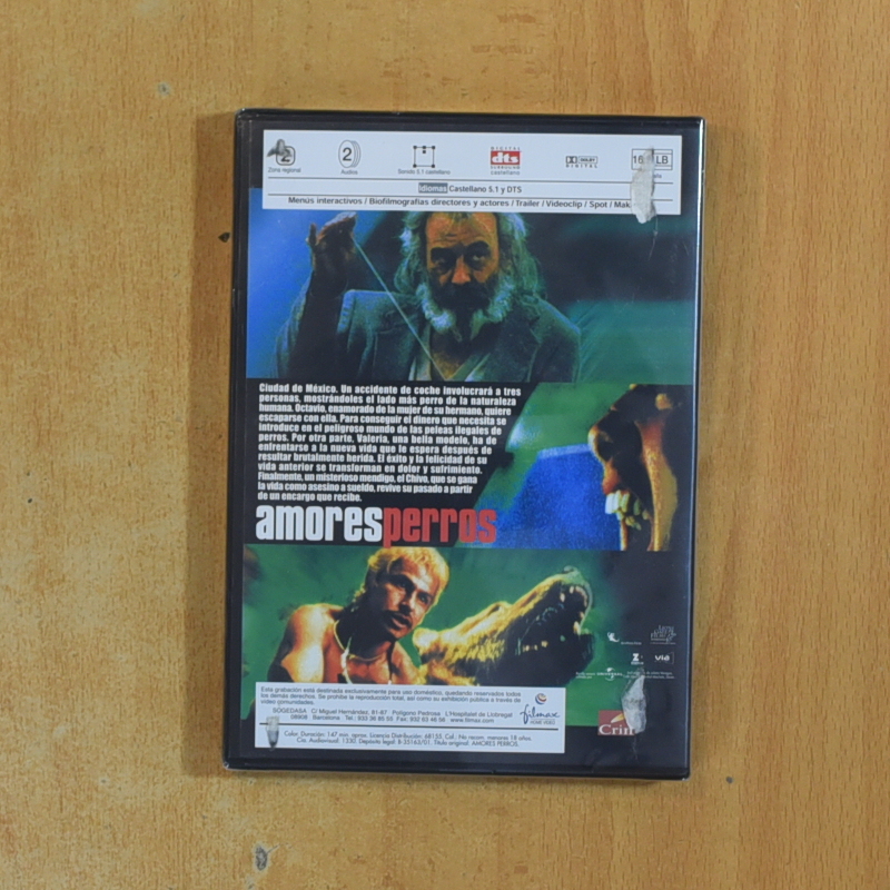 AMORES PERROS - DVD