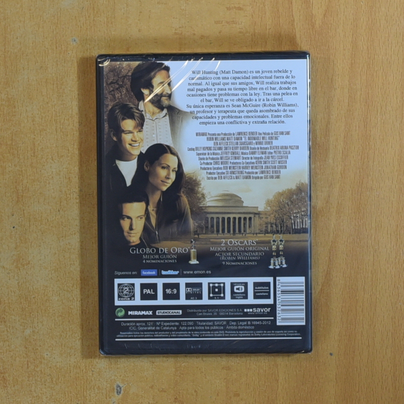 EL INDOMABLE WILL HUNTING - DVD