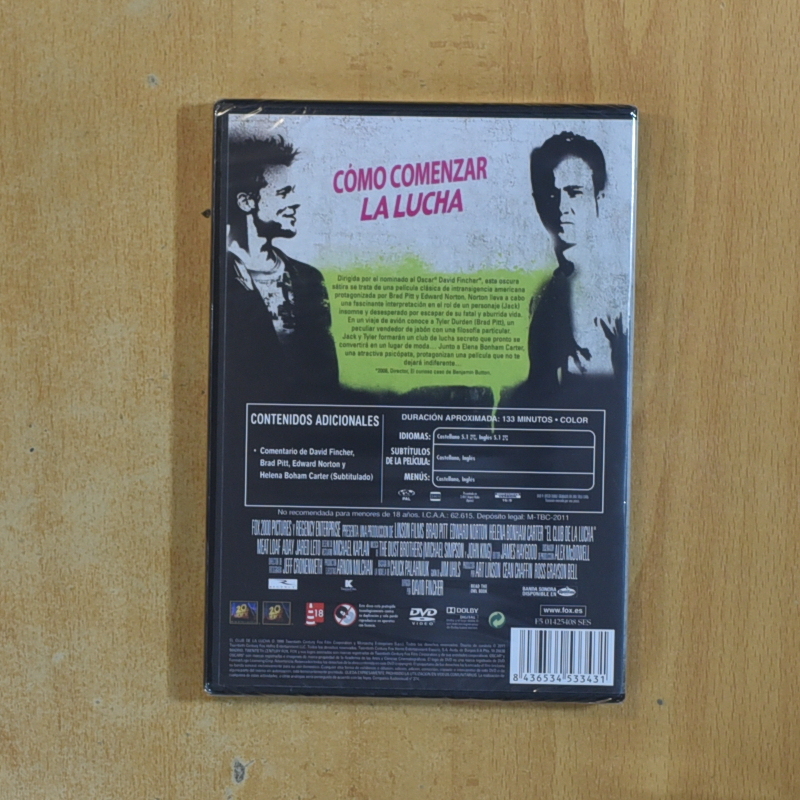 EL CLUB DE LA LUCHA - DVD