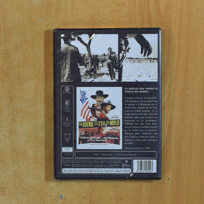 EL BUENO EL FEO Y EL MALO - DVD