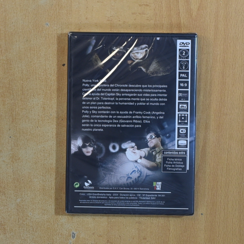 SKY CAPTAIN Y EL MUNDO DEL MAÑANA - DVD