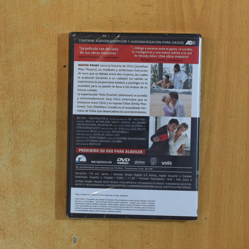 MATCH POINT - DVD