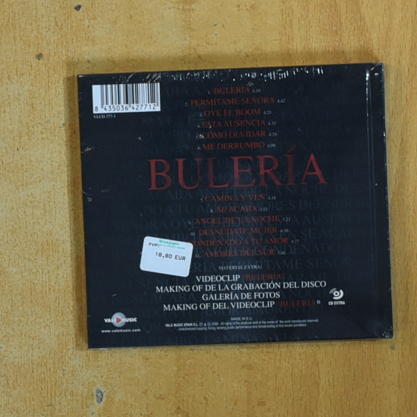 DAVID BISBAL - BULERIA - CD