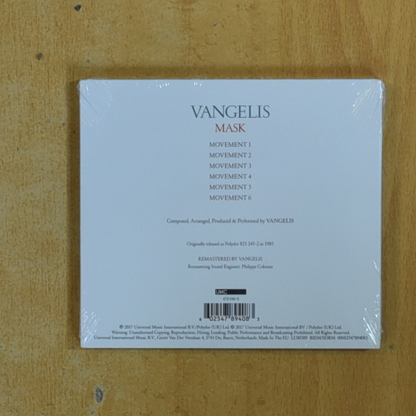 VANGELIS - MASK - CD