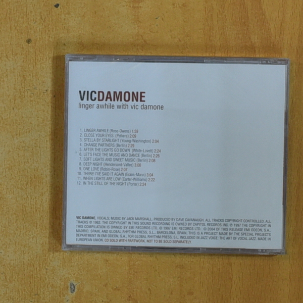JACK MARSHALL - VIC DAMONE - CD