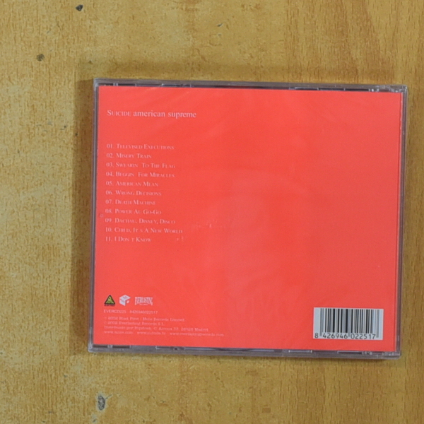 SUICIDE - AMERICAN SUPREME - CD