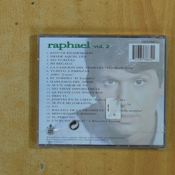 RAPHAEL - VOL 2 - CD