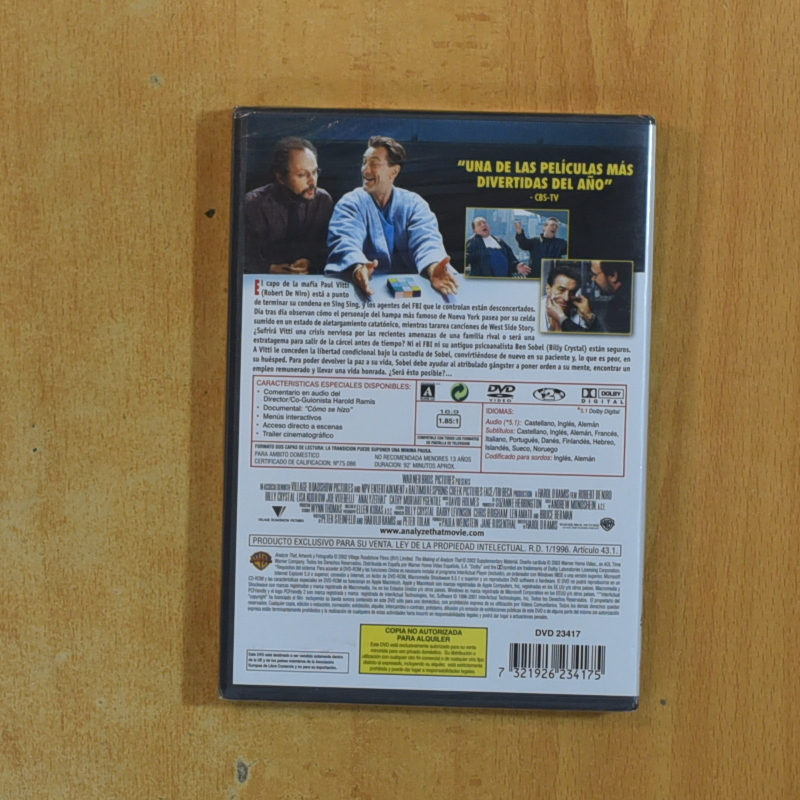 OTRA TERAPIA PELIGROSA - DVD