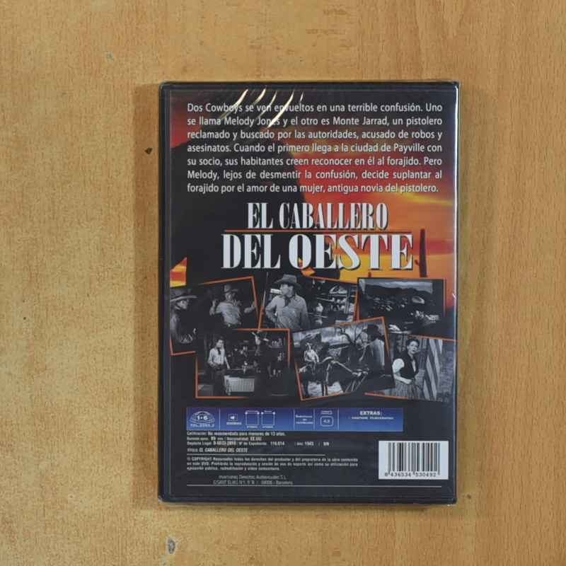EL CABALLERO DEL OESTE - DVD