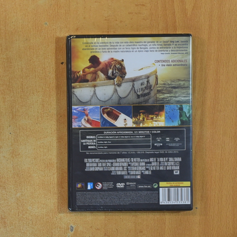 LA VIDA DE PI - DVD