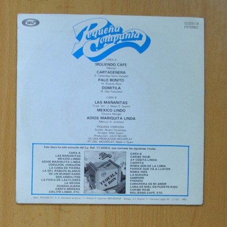PEQUEÑA COMPAÑIA - MOLIENDO CAFE + 6 - EP