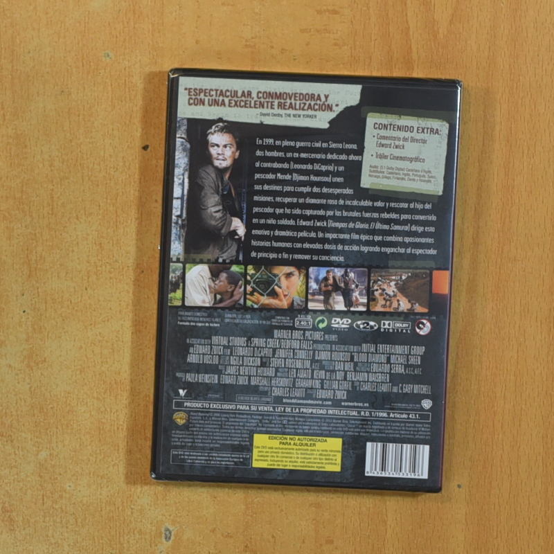 DIAMANTE DE SANGRE - DVD