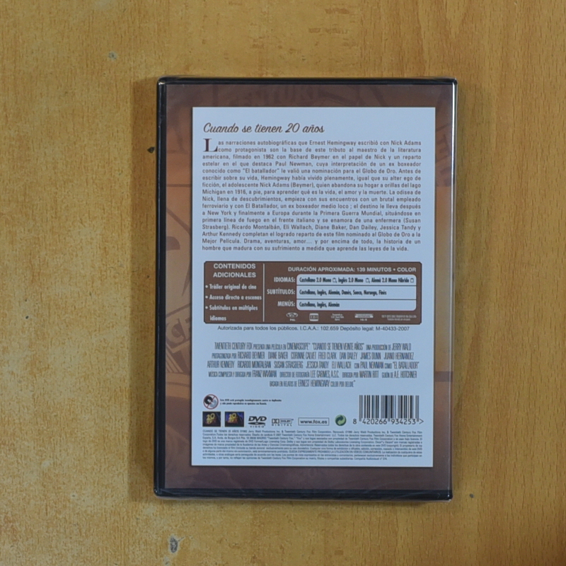 CUANDO SE TIENEN 20 AÑOS - DVD