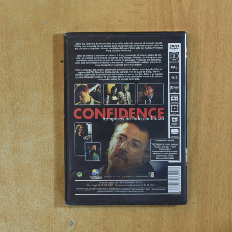 CONFIDENCE - DVD