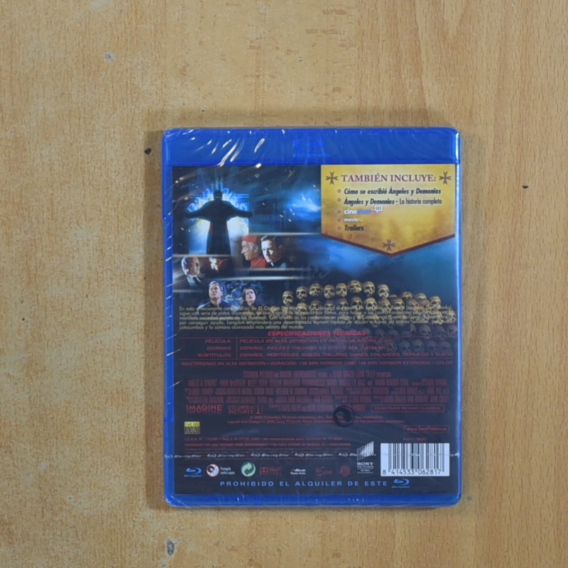 ANGELES Y DEMONIOS - BLURAY
