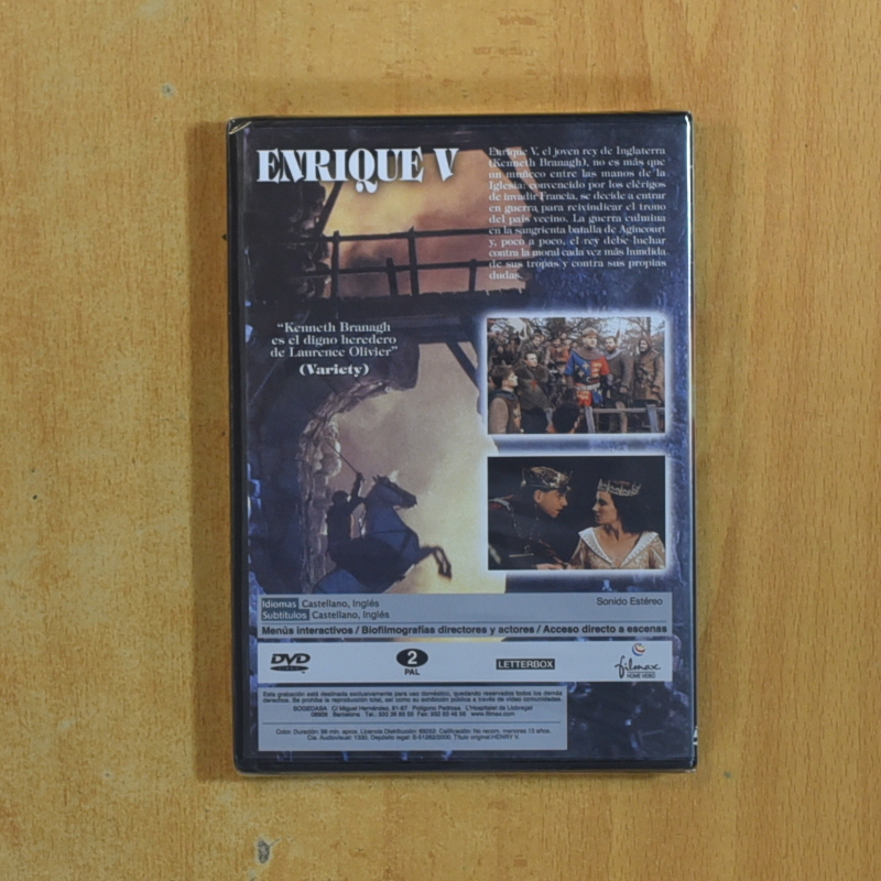 ENRIQUE V - DVD