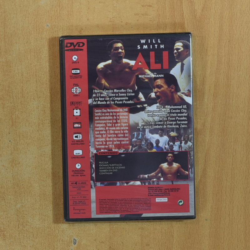 ALI - DVD
