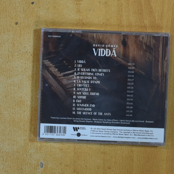 DAVID GOMEZ - VIDDA - CD