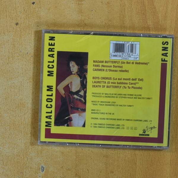 MALCOLM MCLAREN - FANS - CD
