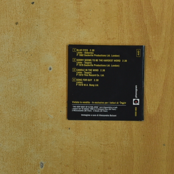 ELTON JOHN - THE VERY BEST OF ELTON JOHN - MINI CD