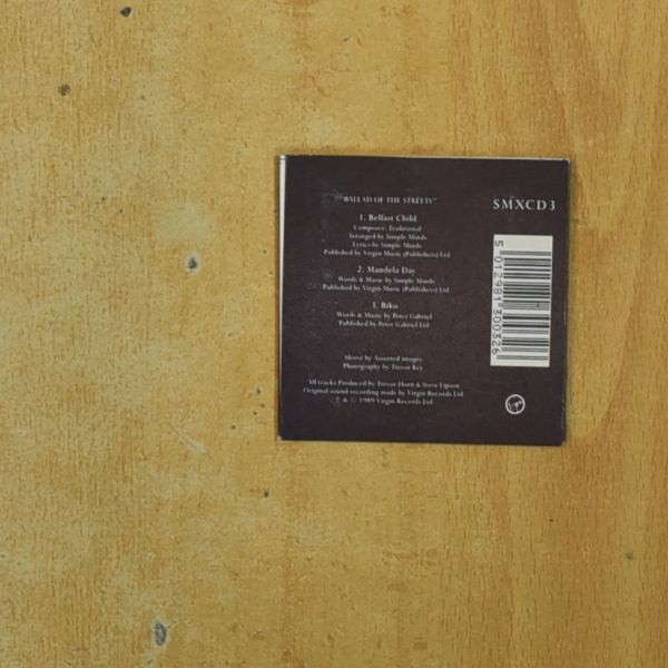 SIMPLE MINDS - BALLAD OF THE STREETS - MINI CD