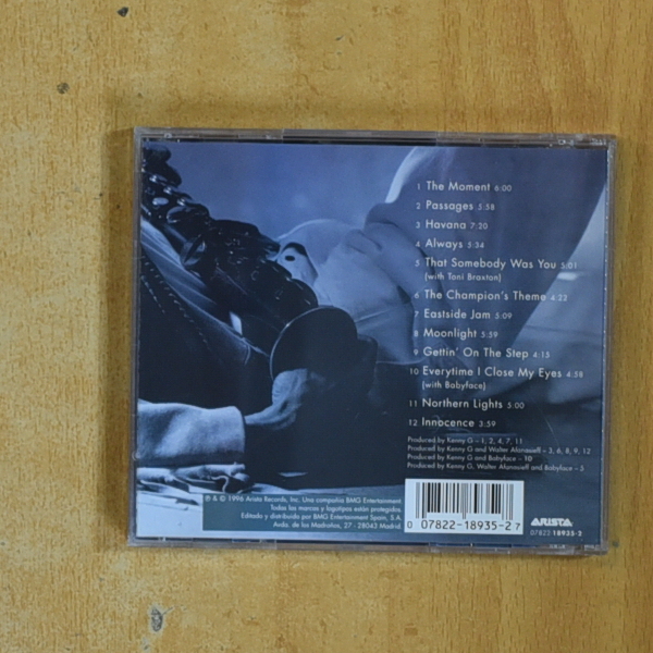 KENNY G - THE MOMENT - CD