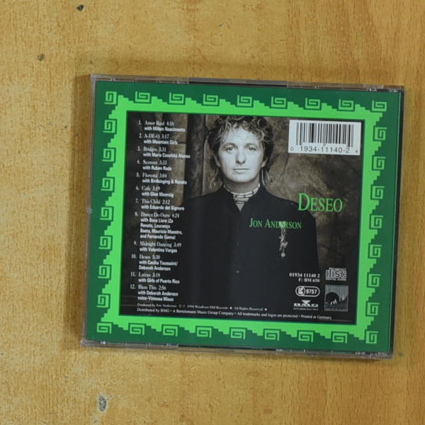 JON ANDERSON - DESEO - CD