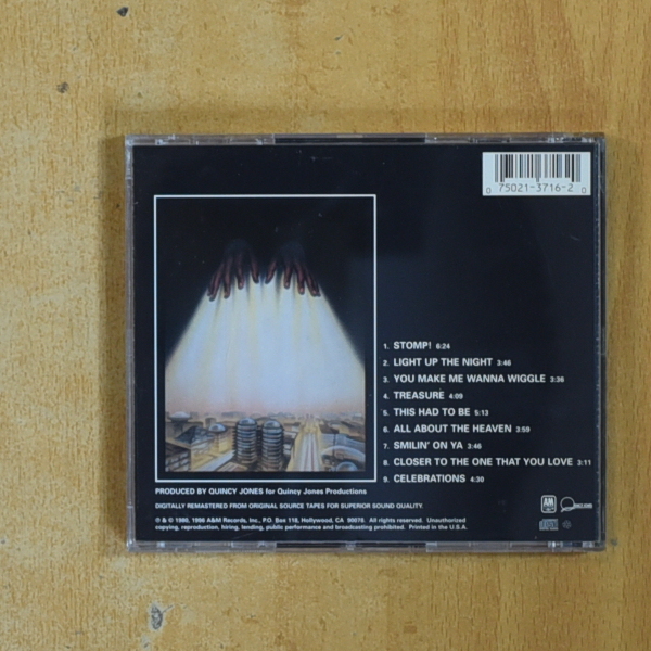 THE BROTHERS JOHNSON - LIGHT UP THE NIGHT - CD