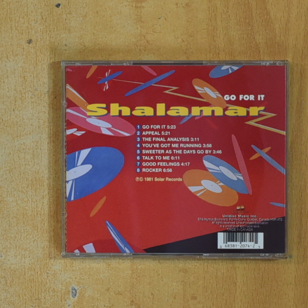 SHALAMAR - GO FOR IT - CD