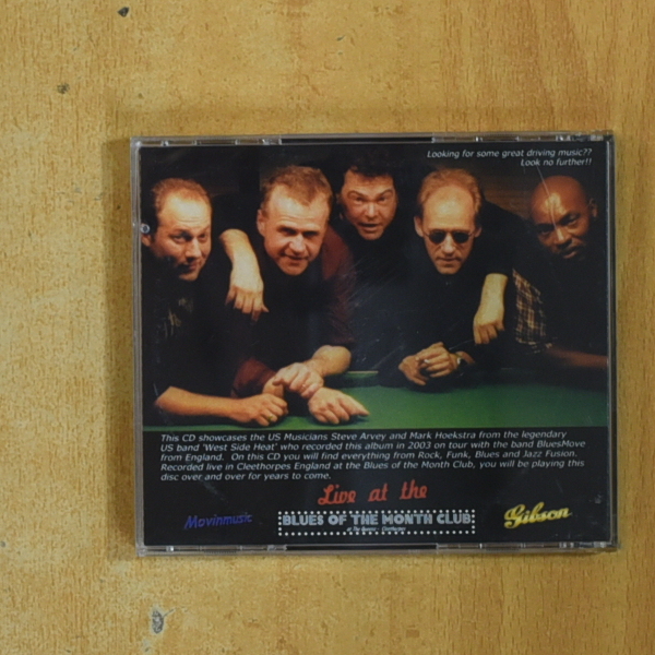 STEVE ARVEY & BLUES MOVE - LIVE AT THE BLUES OF THE MONTH CLUB - CD