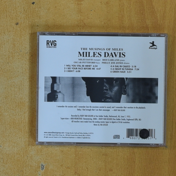 MILES DAVIS - RUDY VAN GELDER - CD