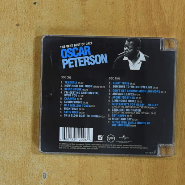 OSCAR PETERSON - THE VERY BEST OF JAZZ - CD