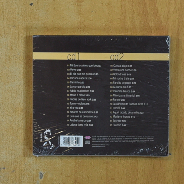 CARLOS GARDEL - GRANDES DEL TANGO - CD