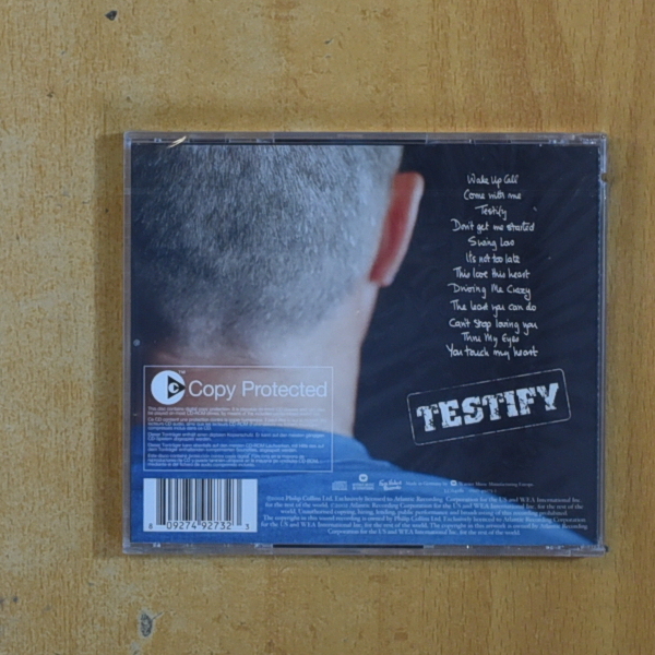 PHIL COLLINS - TESTIFY - CD